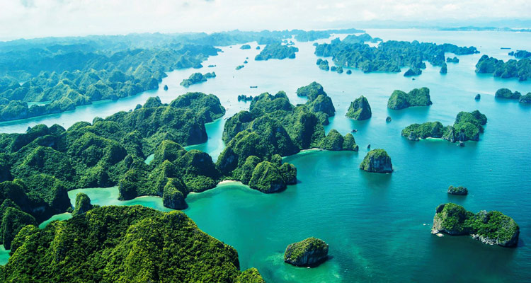 Halong Bay from the seaplane