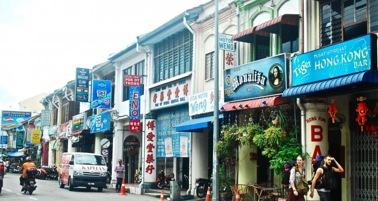 Lebuh chulia street of Penang