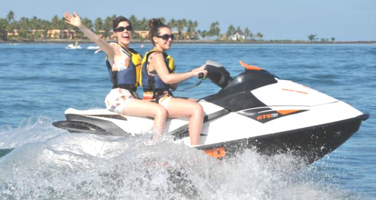 Jetski is an interesting sport in this island