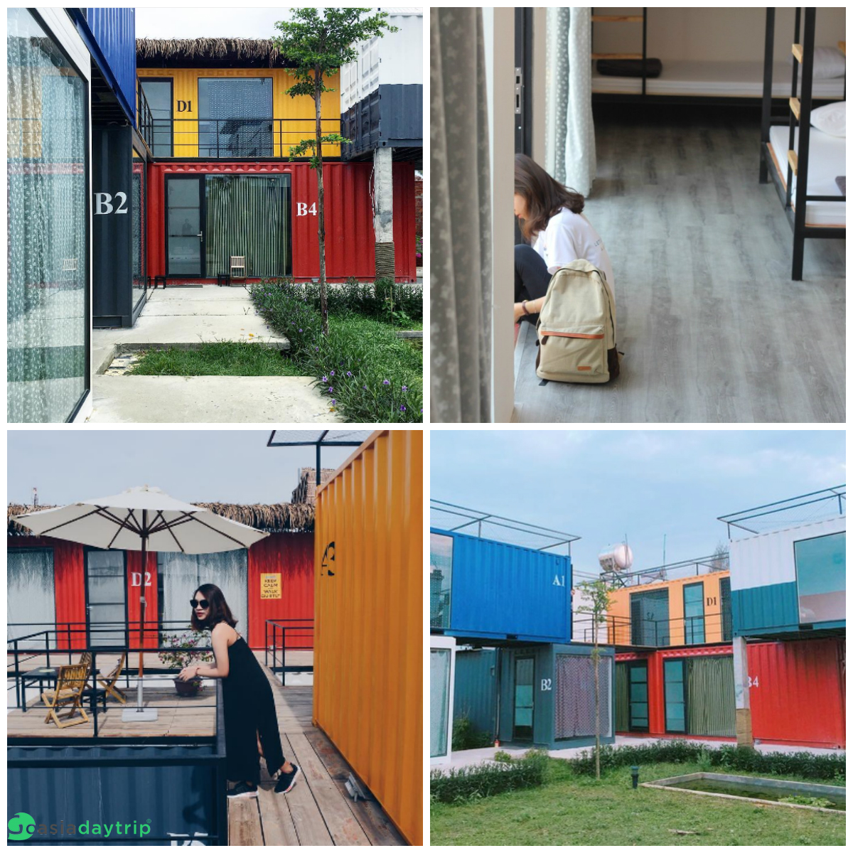 With colorful containers, Packo Hostel is an attractive choice for many travelers visiting Da Nang.
