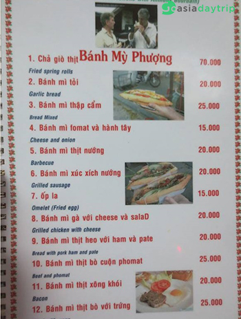 Vietnamese sandwich