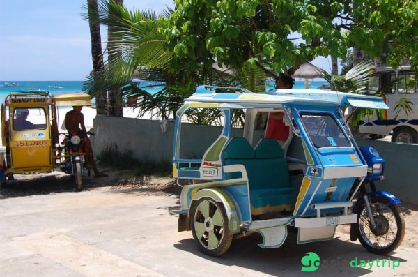 Tricycle is very popular in Philippines