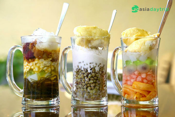 Sweet soup is the popular dessert in all regions of Vietnam but Saigon sweet soup has its own brand