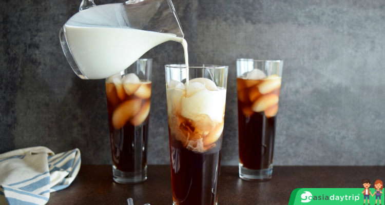 Tasty iced coffee is great drink in summer
