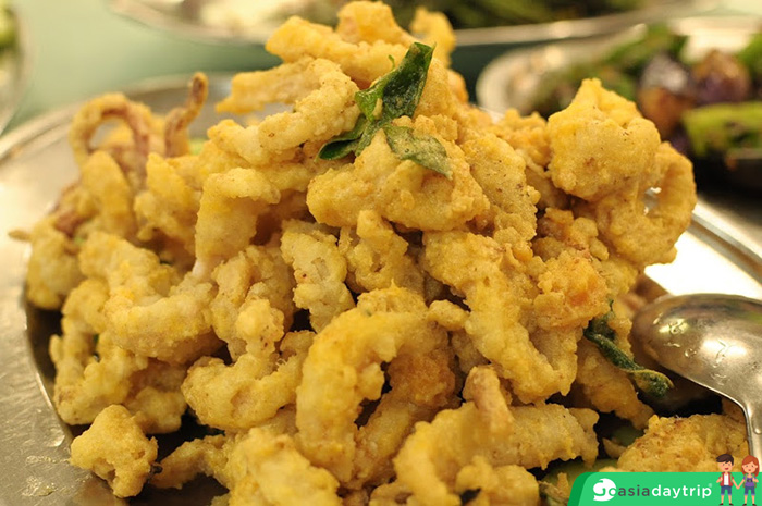 Salted egg sotong (squid)