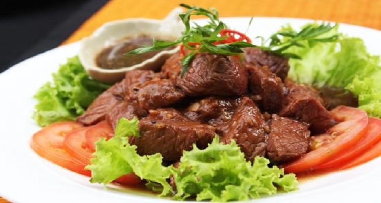 Beef Loc Lac - Top 5 dishes in Cambodia 